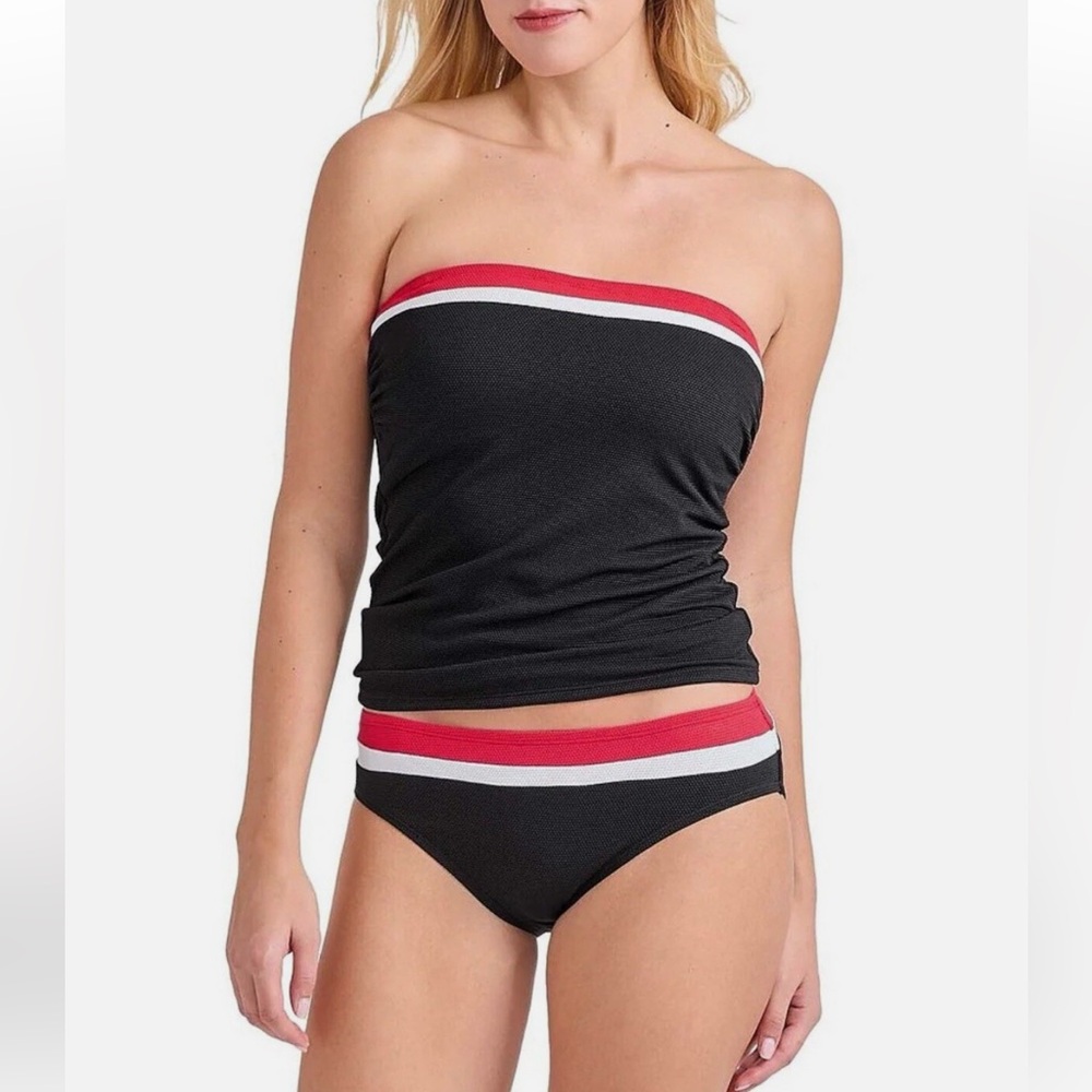 NWT Tommy BAHAMA Island Cays Colorblock Bandini  Top